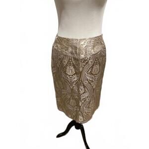 Vintage Pencil Skirt sz 6 Cocktail Formal Wedding Guest Elegant Sophisticated